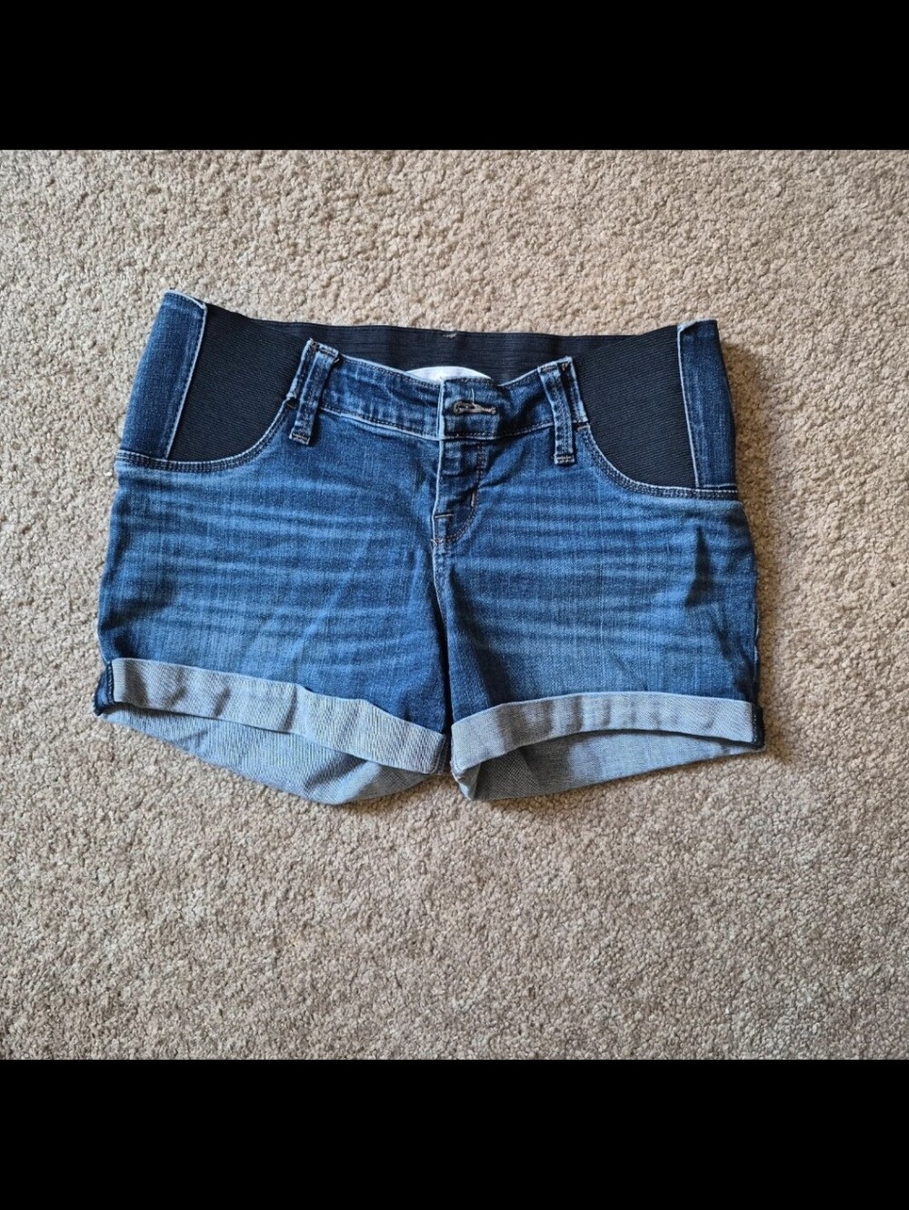 Maternity Denim Shorts Size 2